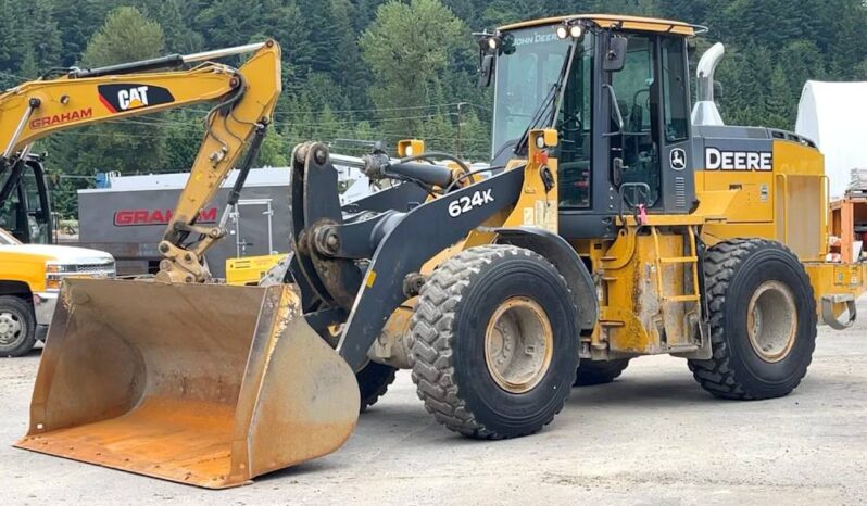
								2016 John Deere 624K Articulated Wheel Loader Tractor Cab Quick Connect full									