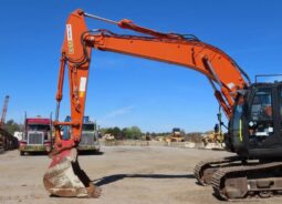 
										2021 Hitachi ZX225USLC-6 Excavator Trackhoe Cab AC Aux Hyd QC Isuzu full									