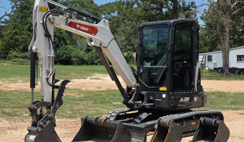 
								2024 Bobcat E35 Mini Excavator Rubber Tracks Cab Backhoe Thumb Aux Hyd full									