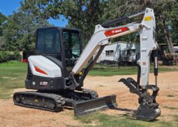 2024 Bobcat E35 Mini Excavator Rubber Tracks Cab Backhoe Thumb Aux Hyd