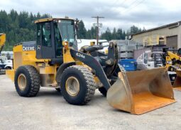 2016 John Deere 624K Articulated Wheel Loader Tractor Cab Quick Connect