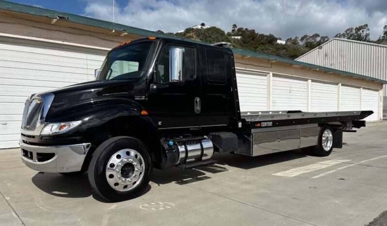 
								2019 International MV607 SA 21′ Rollback Flatbed Tow Truck Cummins AT full									