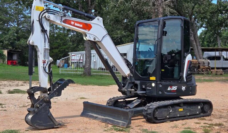 
								2024 Bobcat E35 Mini Excavator Rubber Tracks Cab Backhoe Thumb Aux Hyd full									
