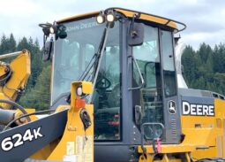 
										2016 John Deere 624K Articulated Wheel Loader Tractor Cab Quick Connect full									