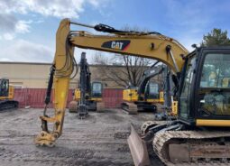 
										2017 Caterpillar 313FL Excavator Trackhoe Dozer Cab AC Aux Hyd QC CAT full									