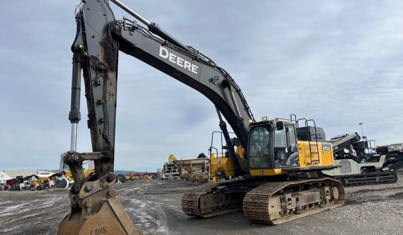 
								2017 John Deere 470G LC Excavator Crawler Trackhoe Aux Hyd QC Bucket full									