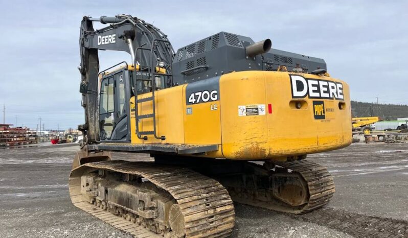 
								2017 John Deere 470G LC Excavator Crawler Trackhoe Aux Hyd QC Bucket full									
