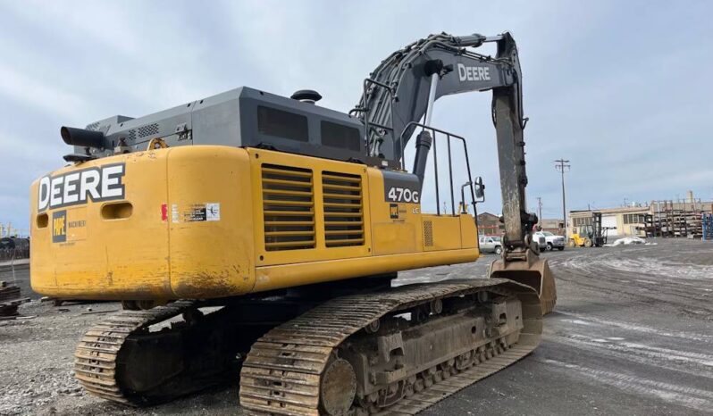 
								2017 John Deere 470G LC Excavator Crawler Trackhoe Aux Hyd QC Bucket full									