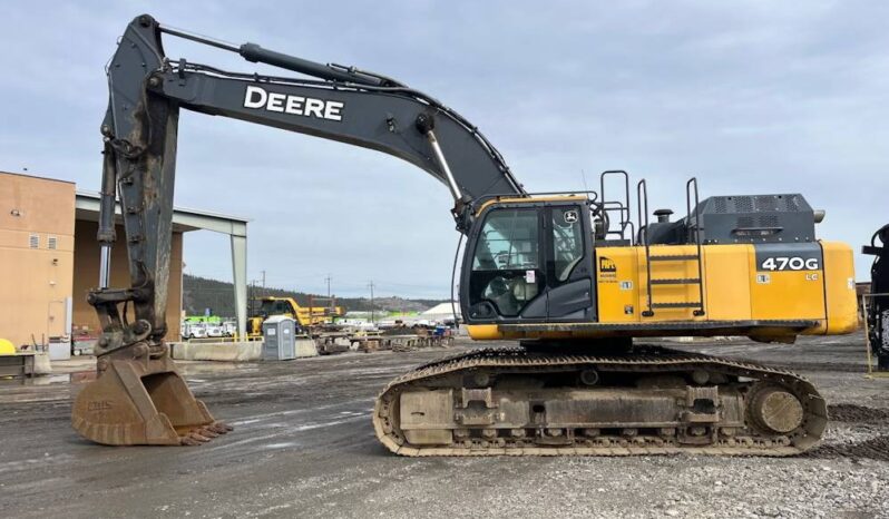 
								2017 John Deere 470G LC Excavator Crawler Trackhoe Aux Hyd QC Bucket full									
