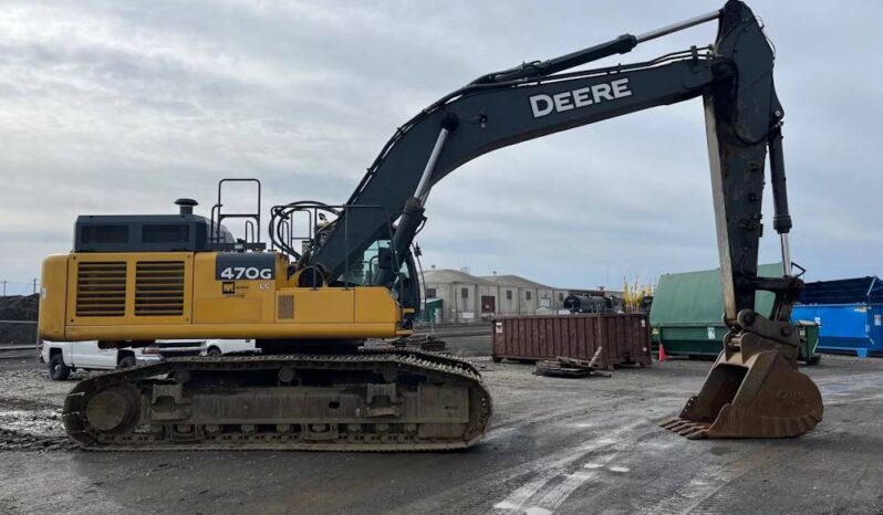 
								2017 John Deere 470G LC Excavator Crawler Trackhoe Aux Hyd QC Bucket full									