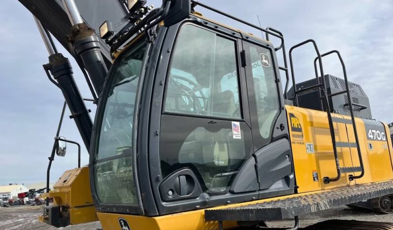 
								2017 John Deere 470G LC Excavator Crawler Trackhoe Aux Hyd QC Bucket full									