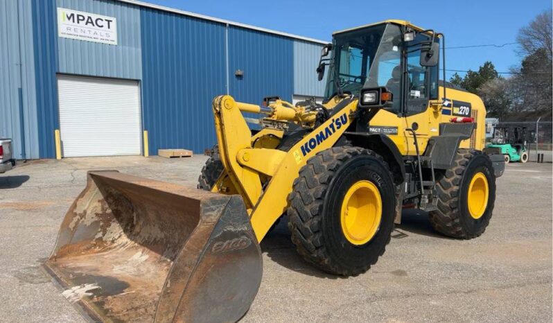 
								2019 Komatsu WA270-8 Articulating Wheel Loader Tractor AC Bucket Forks full									