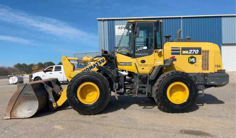 
								2019 Komatsu WA270-8 Articulating Wheel Loader Tractor AC Bucket Forks full									