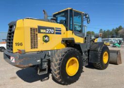
										2019 Komatsu WA270-8 Articulating Wheel Loader Tractor AC Bucket Forks full									