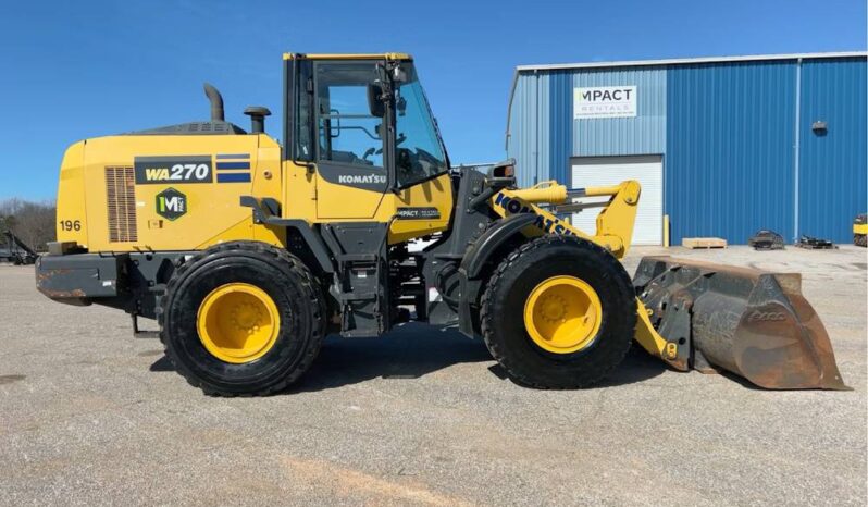 
								2019 Komatsu WA270-8 Articulating Wheel Loader Tractor AC Bucket Forks full									