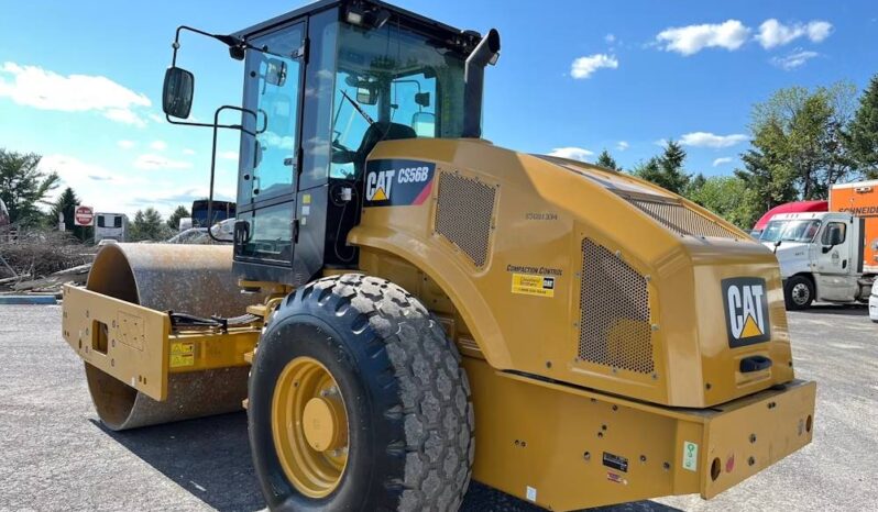 
								2020 Caterpillar CS56B 84″ Single Drum Vibratory Roller Compactor Cab AC full									