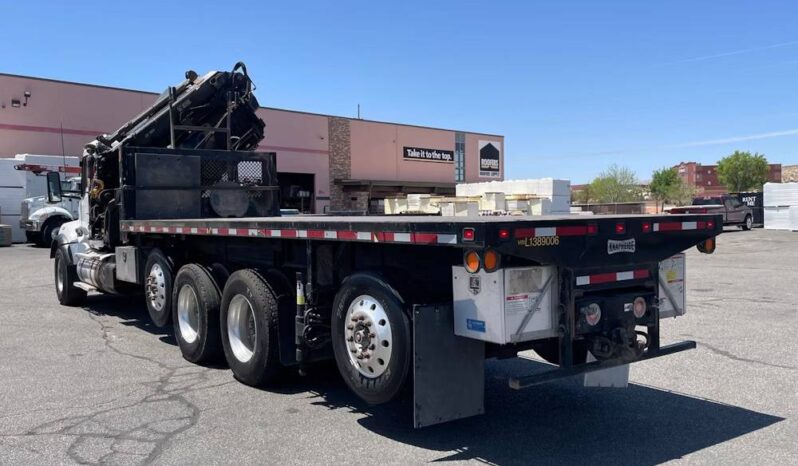 
								2020 Kenworth T880 Hiab Knuckle Boom Crane Flatbed Truck Tractor Remote full									