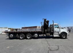 
										2020 Kenworth T880 Hiab Knuckle Boom Crane Flatbed Truck Tractor Remote full									