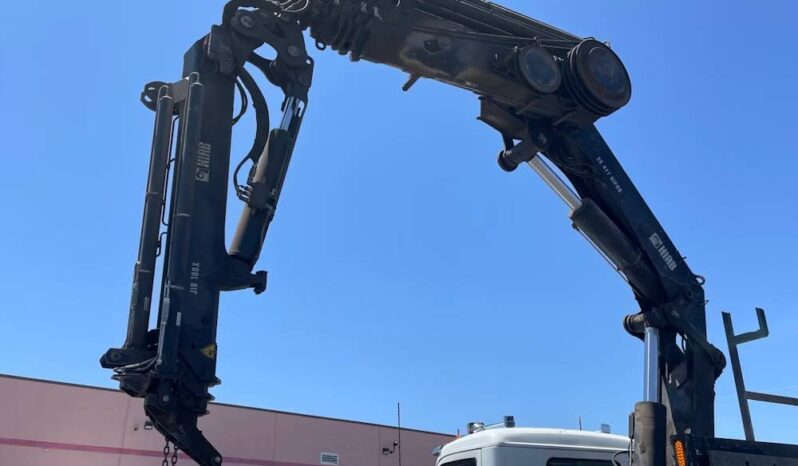 
								2020 Kenworth T880 Hiab Knuckle Boom Crane Flatbed Truck Tractor Remote full									