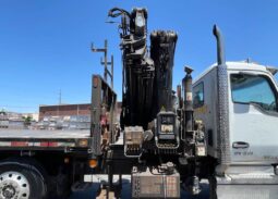 
										2020 Kenworth T880 Hiab Knuckle Boom Crane Flatbed Truck Tractor Remote full									