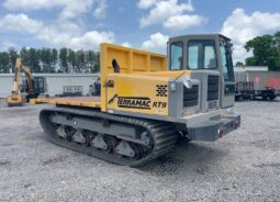 2015 Terramac RT9 Crawler Carrier Flatbed Dump Truck Rubber Track AC Cab