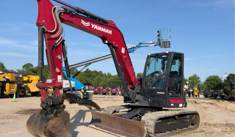 
								2022 Yanmar SV100-2A Mini Excavator Backhoe AC Cab Aux Hyd Thumb full									