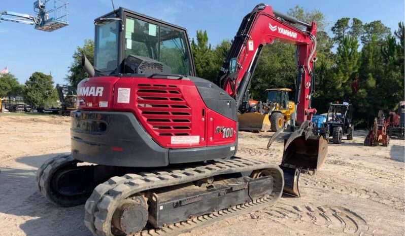 
								2022 Yanmar SV100-2A Mini Excavator Backhoe AC Cab Aux Hyd Thumb full									