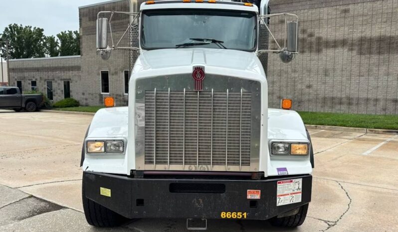 
								2014 Kenworth T800 TriA Knuckle Boom Flatbed Truck Hiab 322-7 HiPro full									