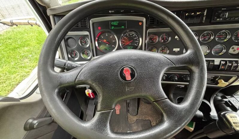 
								2014 Kenworth T800 TriA Knuckle Boom Flatbed Truck Hiab 322-7 HiPro full									