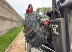 
										2014 Kenworth T800 TriA Knuckle Boom Flatbed Truck Hiab 322-7 HiPro full									