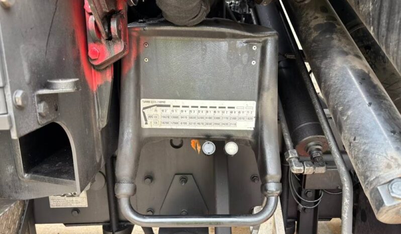 
								2014 Kenworth T800 TriA Knuckle Boom Flatbed Truck Hiab 322-7 HiPro full									