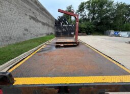 
										2014 Kenworth T800 TriA Knuckle Boom Flatbed Truck Hiab 322-7 HiPro full									