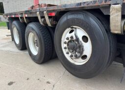 
										2014 Kenworth T800 TriA Knuckle Boom Flatbed Truck Hiab 322-7 HiPro full									