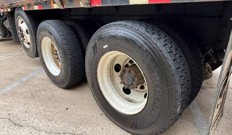 
								2014 Kenworth T800 TriA Knuckle Boom Flatbed Truck Hiab 322-7 HiPro full									