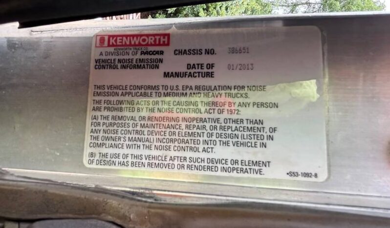 
								2014 Kenworth T800 TriA Knuckle Boom Flatbed Truck Hiab 322-7 HiPro full									