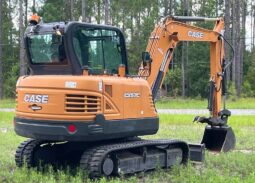 
										2024 Case CX57C Mini Excavator Backhoe AC Cab Hyd Thumb Rubber Track full									