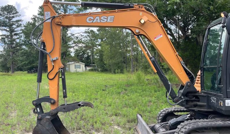 
								2024 Case CX57C Mini Excavator Backhoe AC Cab Hyd Thumb Rubber Track full									