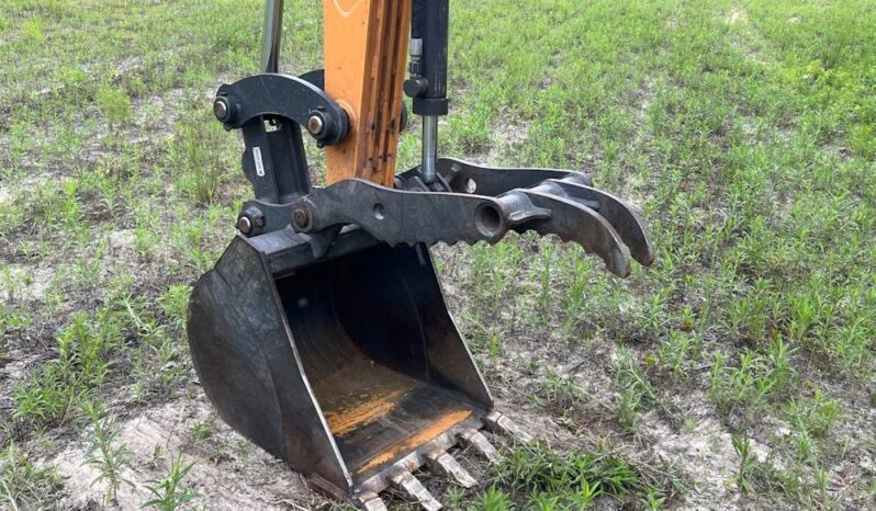 
								2024 Case CX57C Mini Excavator Backhoe AC Cab Hyd Thumb Rubber Track full									