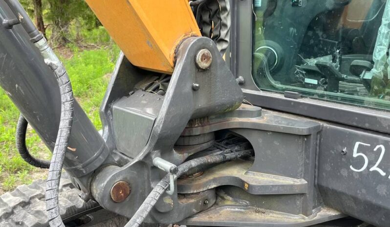 
								2024 Case CX57C Mini Excavator Backhoe AC Cab Hyd Thumb Rubber Track full									