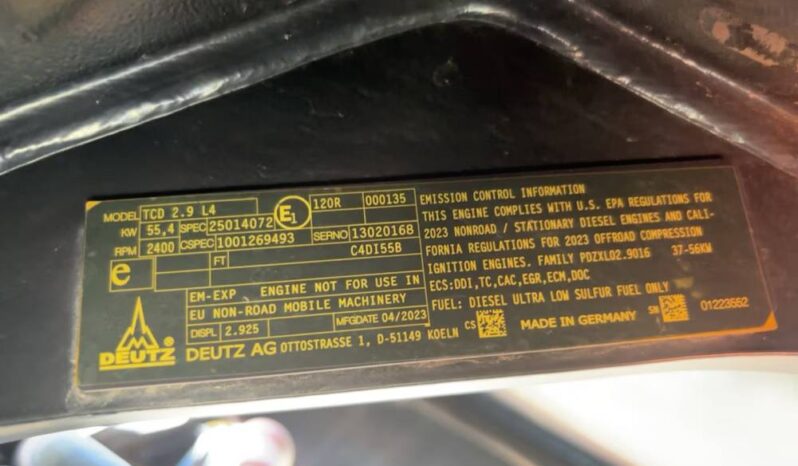 
								2023 Skytrak 6034 6,000 lb Telescopic Reach Forklift Cab Telehandler A/C full									