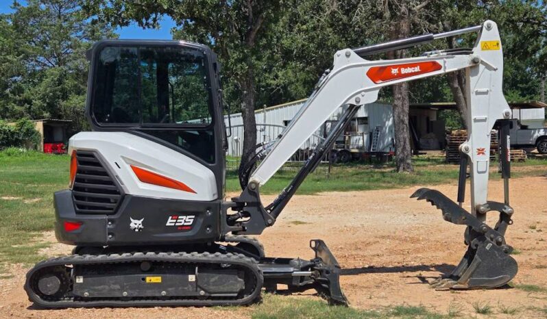 
								2024 Bobcat E35 Mini Excavator Rubber Tracks Cab Backhoe Thumb Aux Hyd full									
