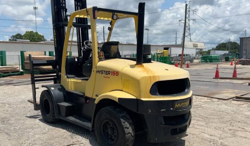
								2014 Hyster H155FT 15500 lbs Forklift Lift Truck Diesel Pneumatic Tire full									