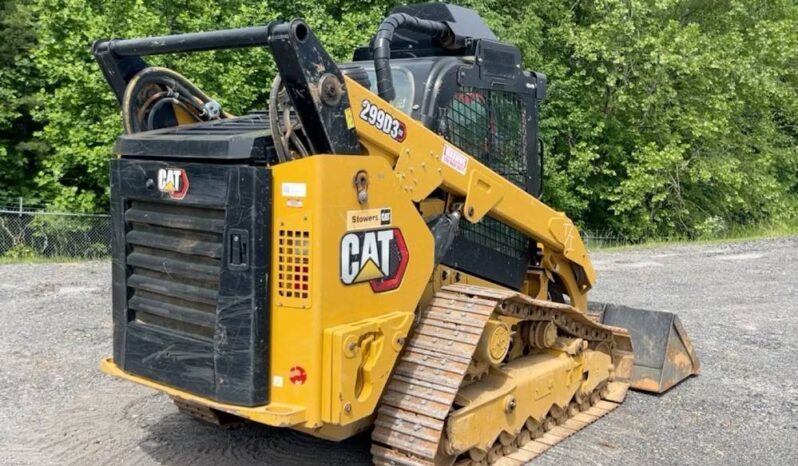 
								2021 Caterpillar 299D3XE Skid Steer Steel Track Loader High Flow Forks full									