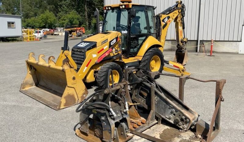 
								2013 Caterpillar 420F 4WD Backhoe Wheel Loader Tractor Cab Attachments full									