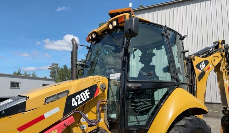 
								2013 Caterpillar 420F 4WD Backhoe Wheel Loader Tractor Cab Attachments full									