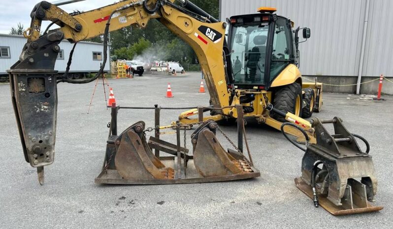 
								2013 Caterpillar 420F 4WD Backhoe Wheel Loader Tractor Cab Attachments full									