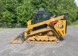 
										2021 Caterpillar 299D3XE Skid Steer Steel Track Loader High Flow Forks full									