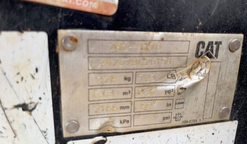 
								2021 Caterpillar 299D3XE Skid Steer Steel Track Loader High Flow Forks full									