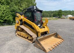 
										2021 Caterpillar 299D3XE Skid Steer Steel Track Loader High Flow Forks full									