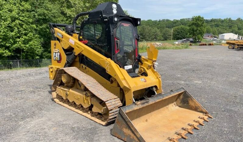
								2021 Caterpillar 299D3XE Skid Steer Steel Track Loader High Flow Forks full									
